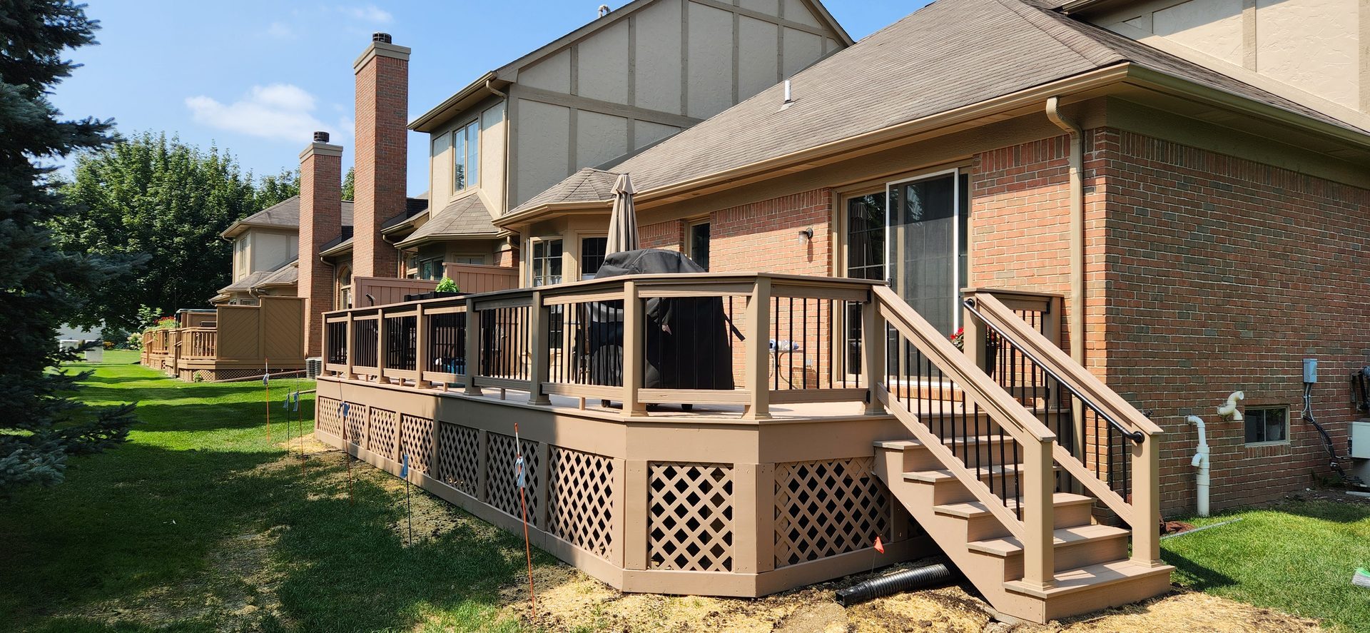 Brick Home Deck Rebuild